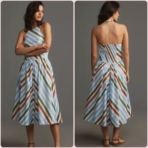 Anthropologie Maeve Halter Midi Sundress